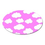 Purple Clouds   Magnet (Oval)