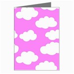 Purple Clouds   Greeting Card