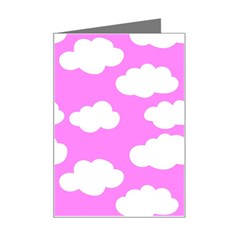 Purple Clouds   Mini Greeting Card from ArtsNow.com Left