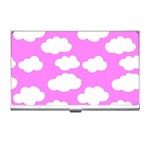 Purple Clouds   Business Card Holder