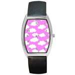 Purple Clouds   Barrel Style Metal Watch