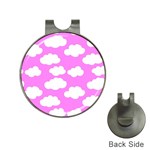 Purple Clouds   Golf Ball Marker Hat Clip