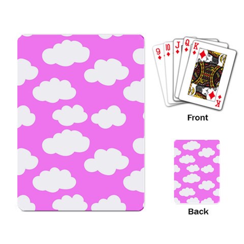 Purple Clouds   Playing Cards Single Design (Rectangle) from ArtsNow.com Back