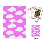 Purple Clouds   Playing Cards Single Design (Rectangle)