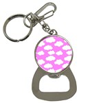 Purple Clouds   Bottle Opener Key Chain