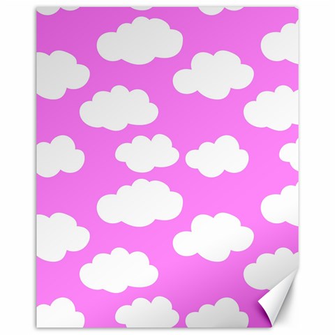 Purple Clouds   Canvas 16  x 20  from ArtsNow.com 15.75 x19.29  Canvas - 1