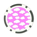 Purple Clouds   Poker Chip Card Guard