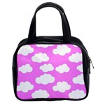 Purple Clouds   Classic Handbag (Two Sides)