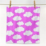 Purple Clouds   Face Towel