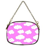 Purple Clouds   Chain Purse (One Side)