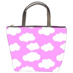 Purple Clouds   Bucket Bag