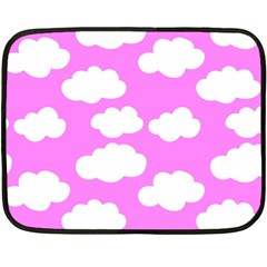 Purple Clouds   Double Sided Fleece Blanket (Mini) from ArtsNow.com 35 x27  Blanket Front