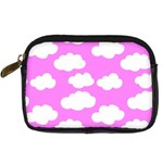 Purple Clouds   Digital Camera Leather Case