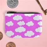 Purple Clouds   Mini Coin Purse