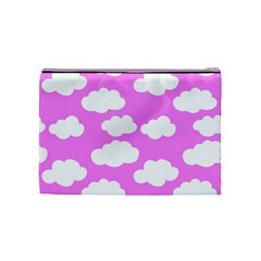 Purple Clouds   Cosmetic Bag (Medium) from ArtsNow.com Back