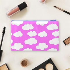 Purple Clouds   Cosmetic Bag (Medium) from ArtsNow.com Back