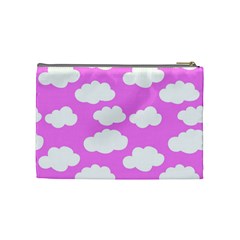 Purple Clouds   Cosmetic Bag (Medium) from ArtsNow.com Back