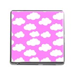 Purple Clouds   Memory Card Reader (Square 5 Slot)