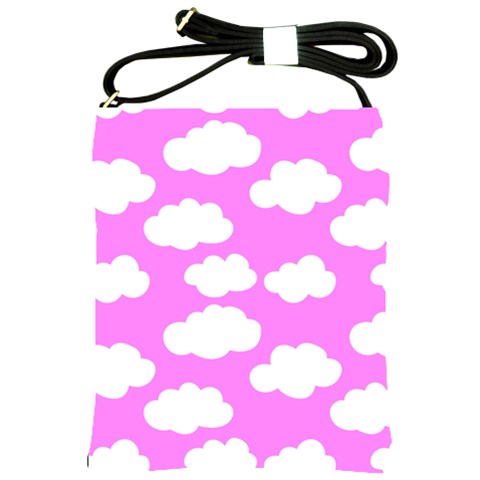 Purple Clouds   Shoulder Sling Bag from ArtsNow.com Front