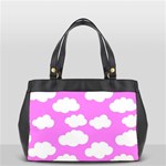 Purple Clouds   Oversize Office Handbag