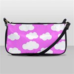 Purple Clouds   Shoulder Clutch Bag