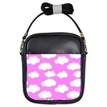 Purple Clouds   Girls Sling Bag