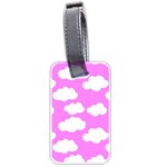 Purple Clouds   Luggage Tag (two sides)