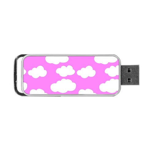 Purple Clouds   Portable USB Flash (One Side) from ArtsNow.com Front