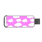 Purple Clouds   Portable USB Flash (One Side)