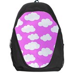 Purple Clouds   Backpack Bag