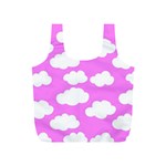 Purple Clouds   Full Print Recycle Bag (S)