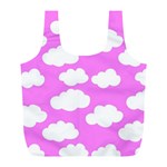 Purple Clouds   Full Print Recycle Bag (L)