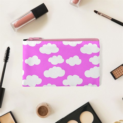 Purple Clouds   Cosmetic Bag (XS) from ArtsNow.com Front