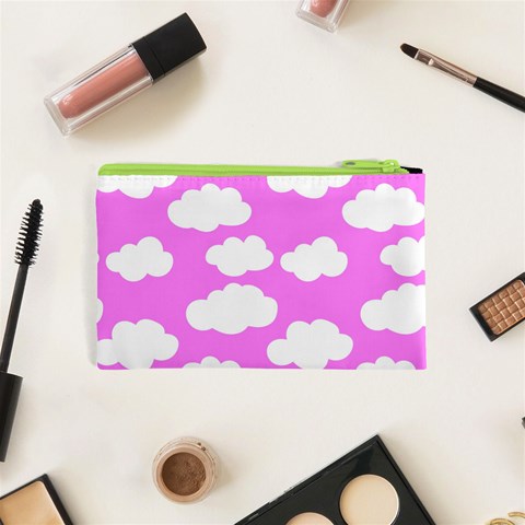 Purple Clouds   Cosmetic Bag (XS) from ArtsNow.com Back