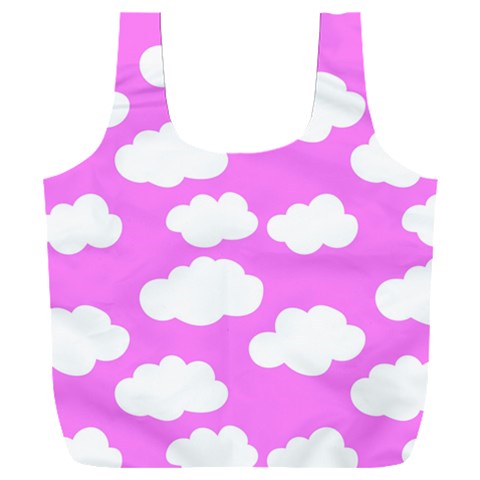 Purple Clouds   Full Print Recycle Bag (XXL) from ArtsNow.com Front