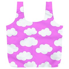 Purple Clouds   Full Print Recycle Bag (XXL) from ArtsNow.com Front