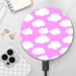 Purple Clouds   Wireless Fast Charger(White)