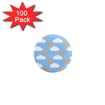 Sun And Clouds  1  Mini Magnet (100 pack) 