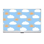 Sun And Clouds  Business Card Holder