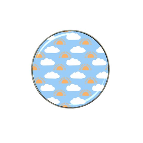 Sun And Clouds  Hat Clip Ball Marker (10 pack) from ArtsNow.com Front