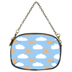 Sun And Clouds  Chain Purse (Two Sides) from ArtsNow.com Front