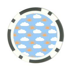 Sun And Clouds  Poker Chip Card Guard (10 pack) from ArtsNow.com Front