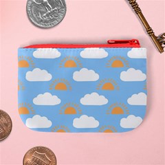 Sun And Clouds  Mini Coin Purse from ArtsNow.com Back