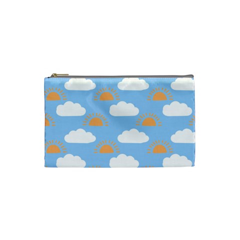 Sun And Clouds  Cosmetic Bag (Small) from ArtsNow.com Front