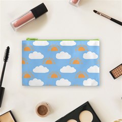 Sun And Clouds  Cosmetic Bag (Small) from ArtsNow.com Front