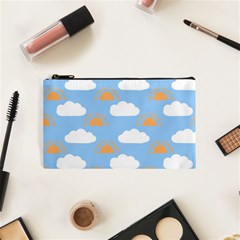 Sun And Clouds  Cosmetic Bag (Small) from ArtsNow.com Front