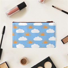 Sun And Clouds  Cosmetic Bag (Small) from ArtsNow.com Back