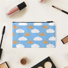 Sun And Clouds  Cosmetic Bag (Small) from ArtsNow.com Back