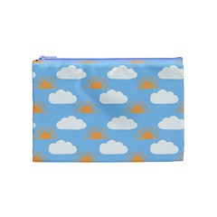 Sun And Clouds  Cosmetic Bag (Medium) from ArtsNow.com Front