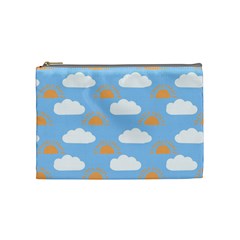 Sun And Clouds  Cosmetic Bag (Medium) from ArtsNow.com Front